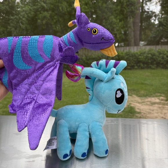 Disney Pandora The World of Avatar Blue Unicorn and Purple Dragon Plush Toys - Picture 3 of 12
